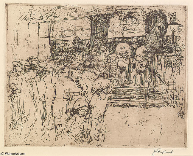 Dancing Masks, Brussels — Joseph M Raphael