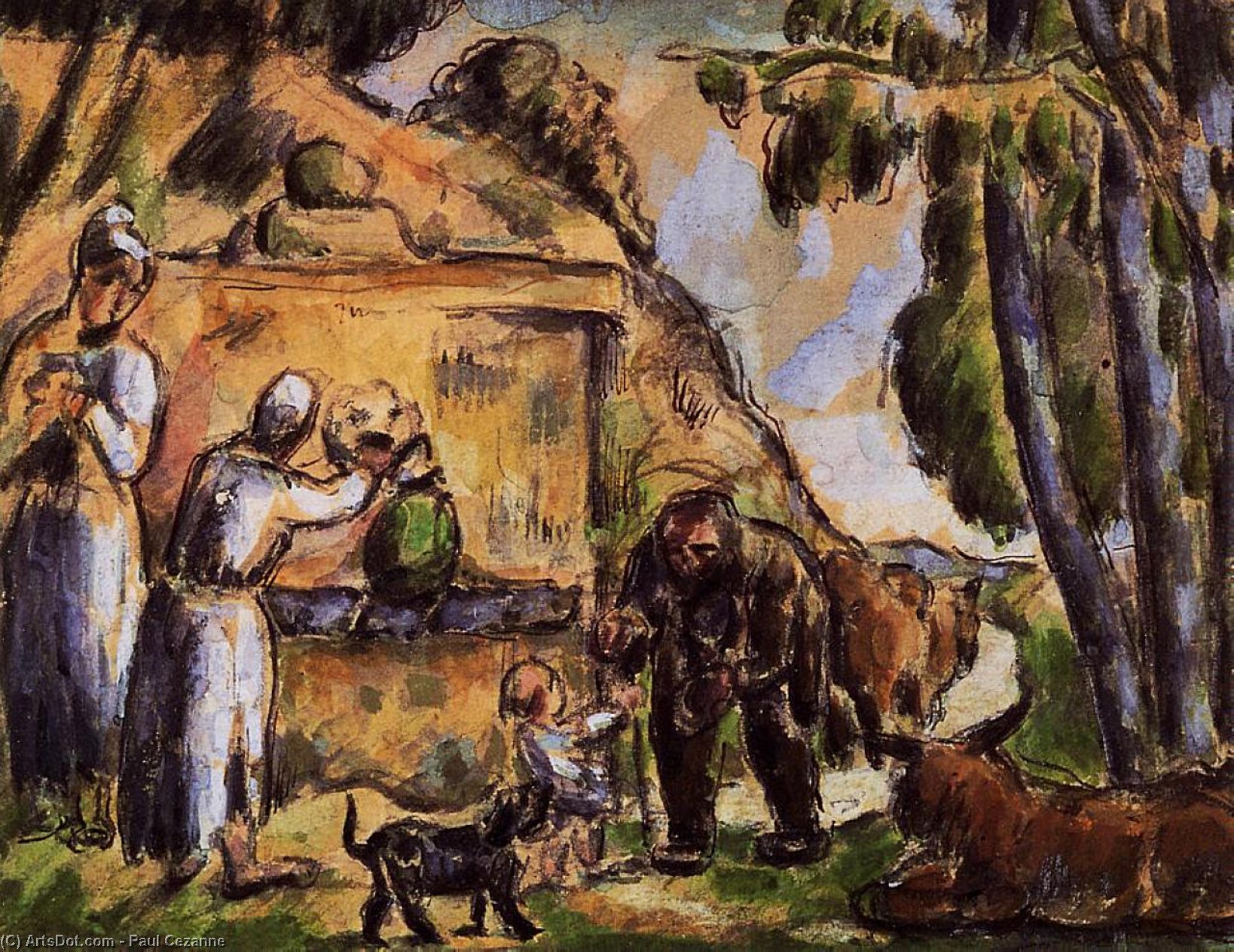 The Fountain — Paul Cézanne