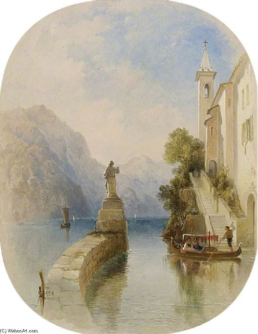 A View In The Italian Lakes — George Edwards Hering