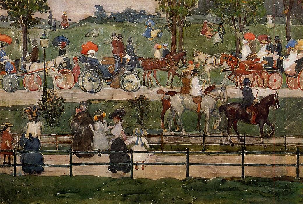 Central Park — Maurice Brazil Prendergast