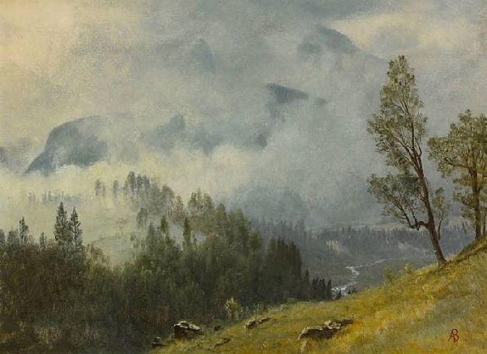 Western Landscape — Albert Bierstadt