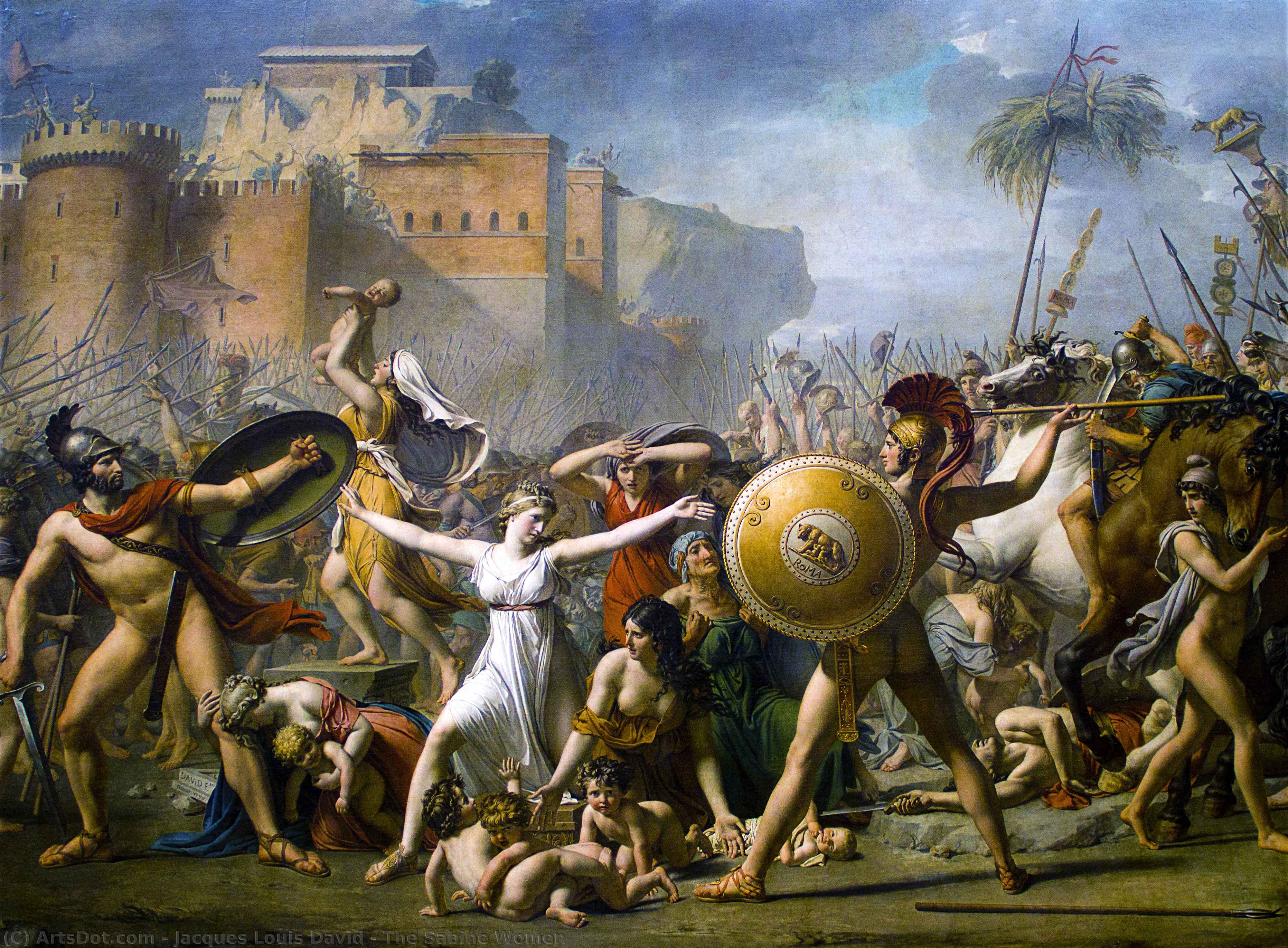 The Sabine Women — Jacques-louis David