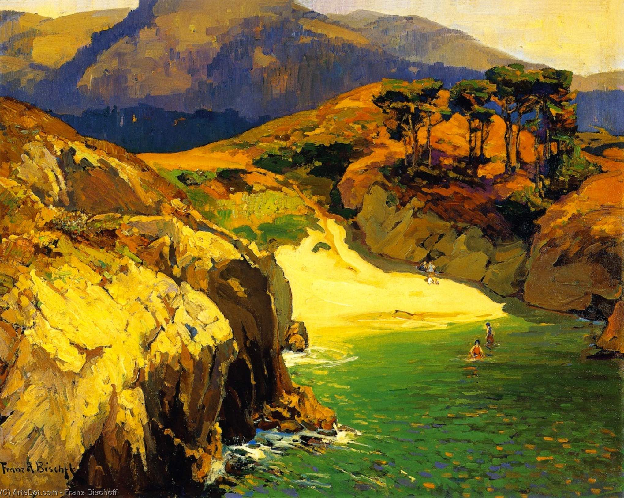 The Emerald Cove, Carmel — Franz Bischoff