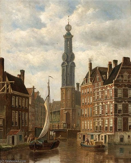 A View Of Amsterdam — Oene Romkes De Jongh