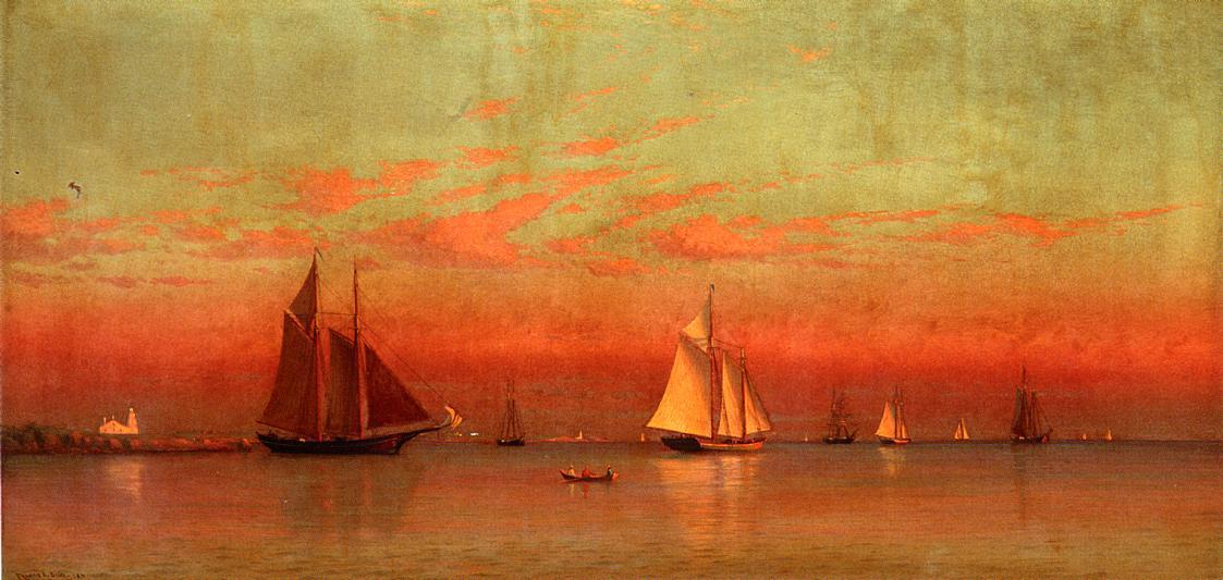 Evening In Gloucester Harbor — Francis A Silva