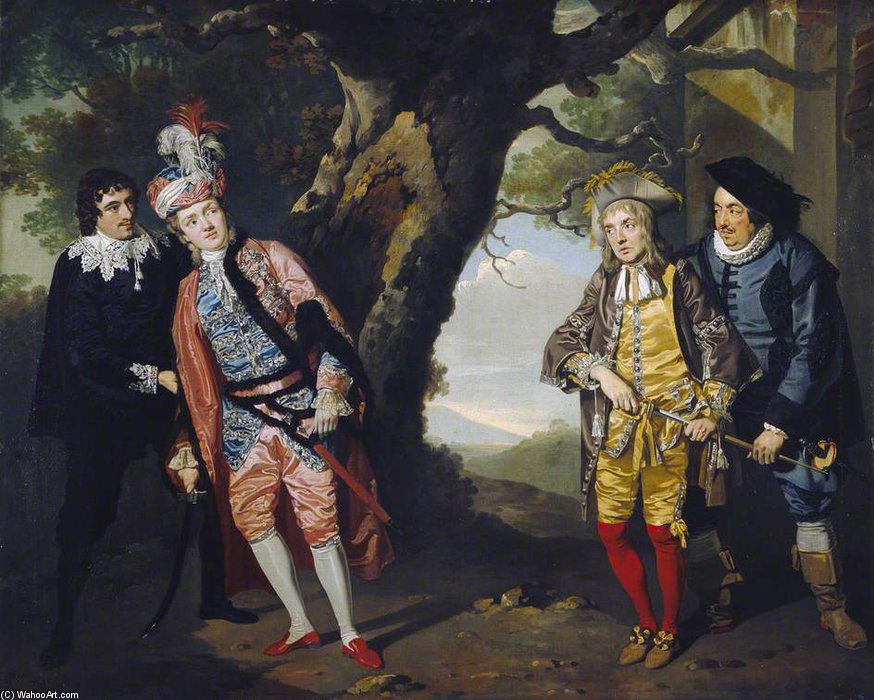 A Scene In 'twelfth Night', Act Iii — Francis Wheatley