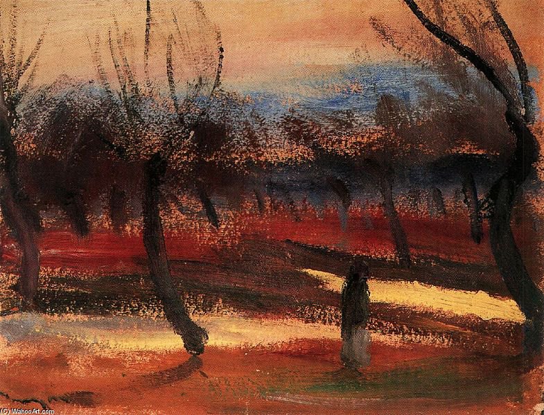 Autumn Landscape — János Tornyai