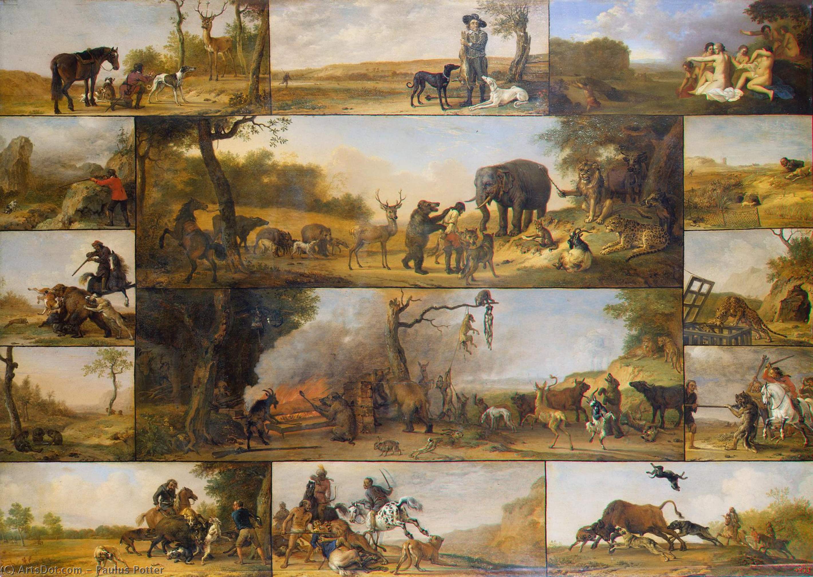 Punishment Of A Hunter — Paulus Potter