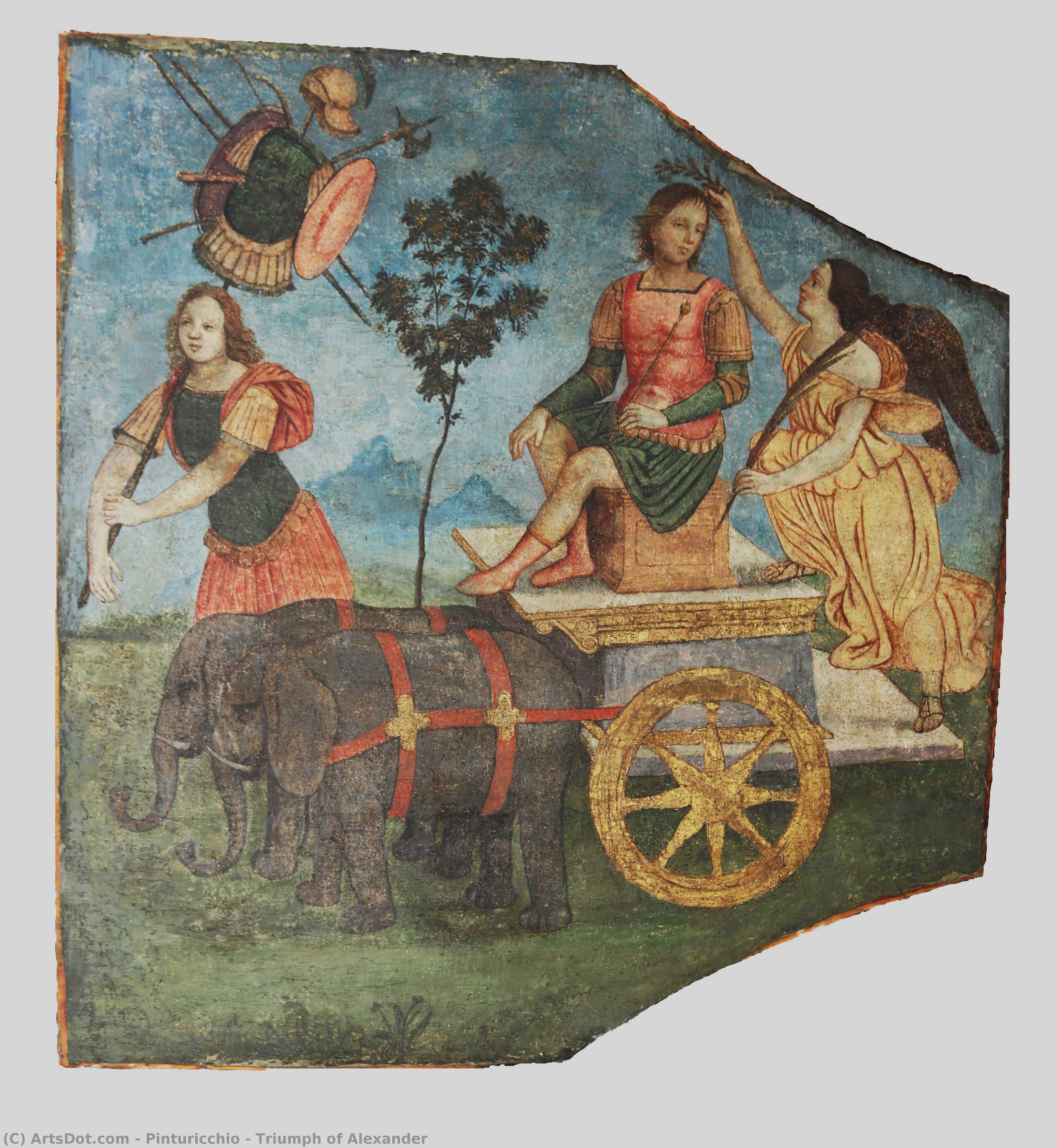Triumph Of Alexander — Pinturicchio