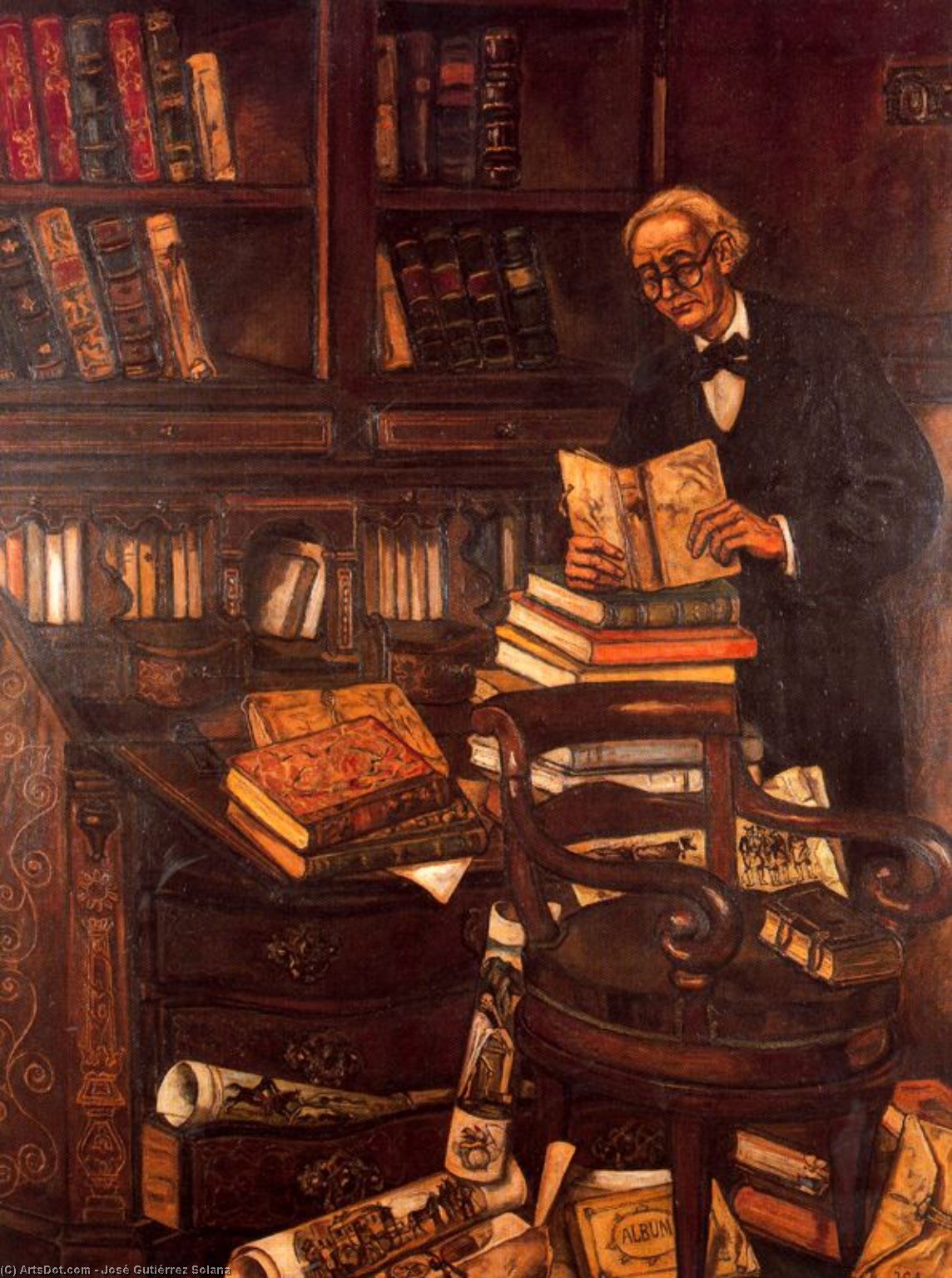 El Bibliófilo — José Gutiérrez Solana