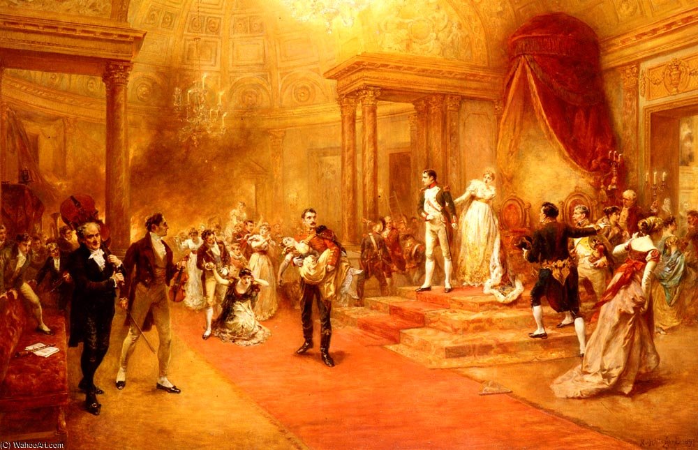 The Disaster At The Ball Given By The Austrian Embassy In Paris — Robert Alexander Hillingford