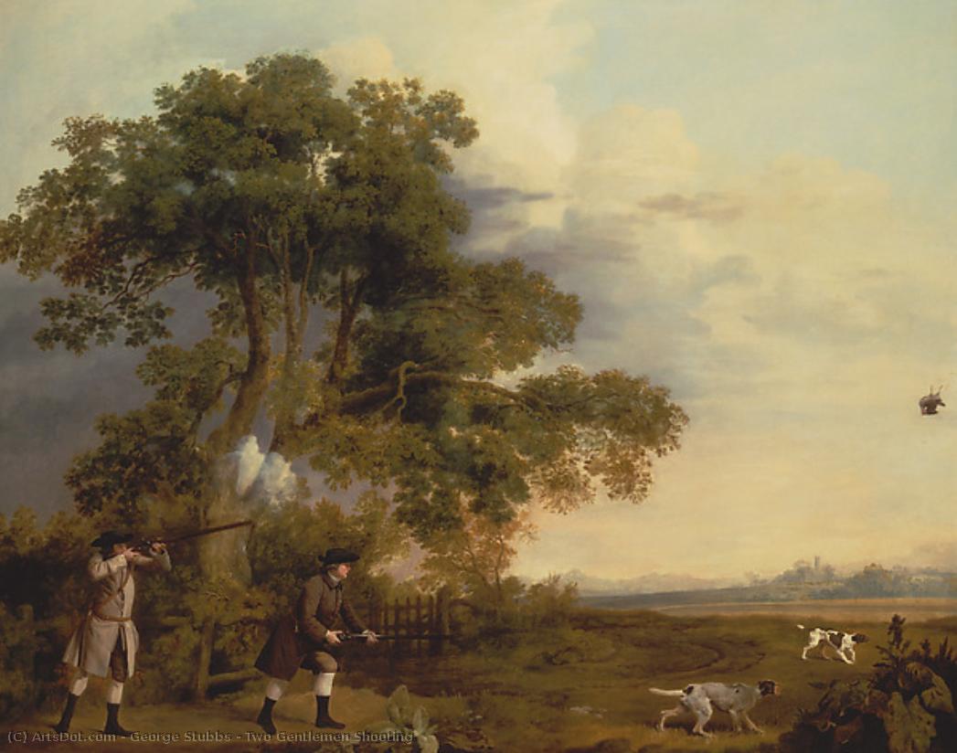 Two Gentlemen Shooting — George Stubbs
