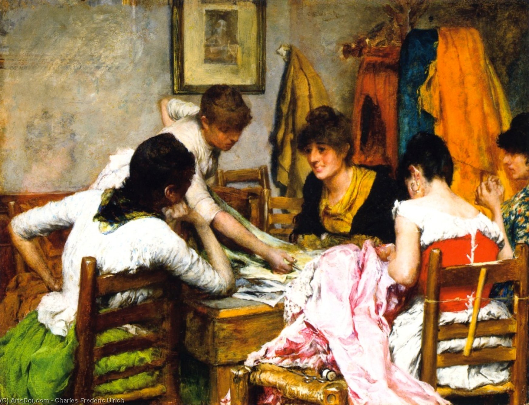 The New Dress — Charles Frederic Ulrich