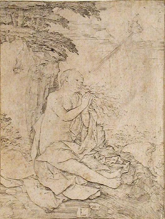 Magdalen In The Desert — Lucas Van Leyden