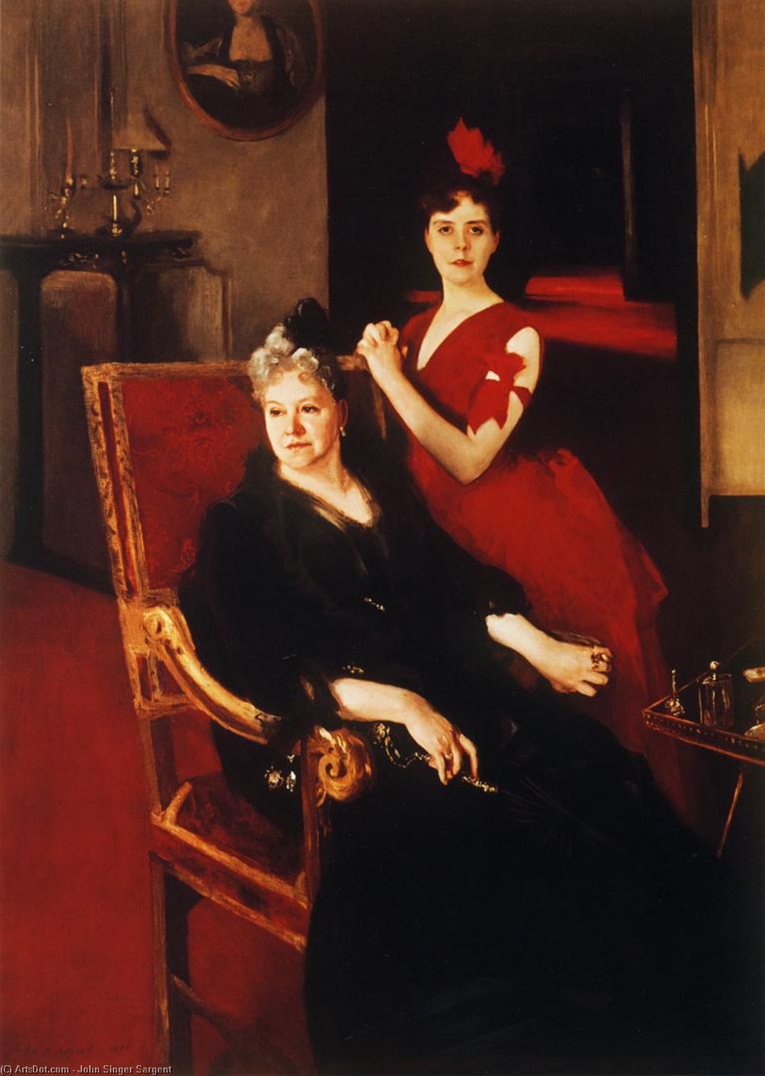 Mrs. Edward Burckhardt And Her Daughter Louise — John Singer Sargent