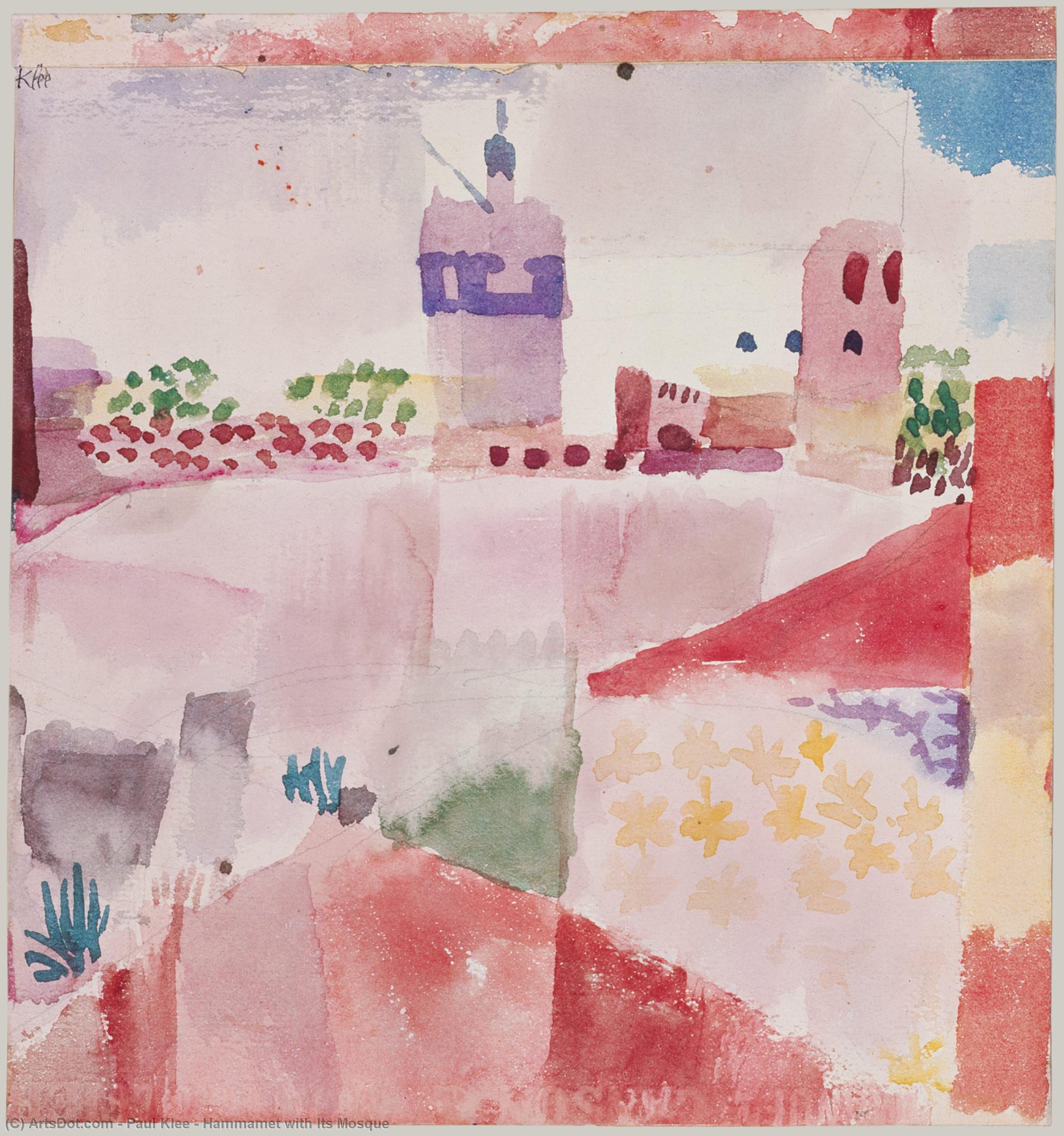 Hammamet With Its Mosque — Paul Klee