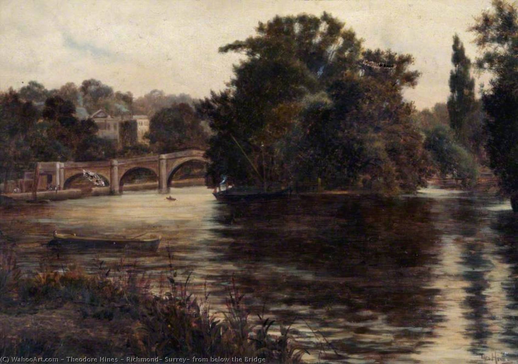 Richmond, Surrey, From Below The Bridge — Theodore Hines