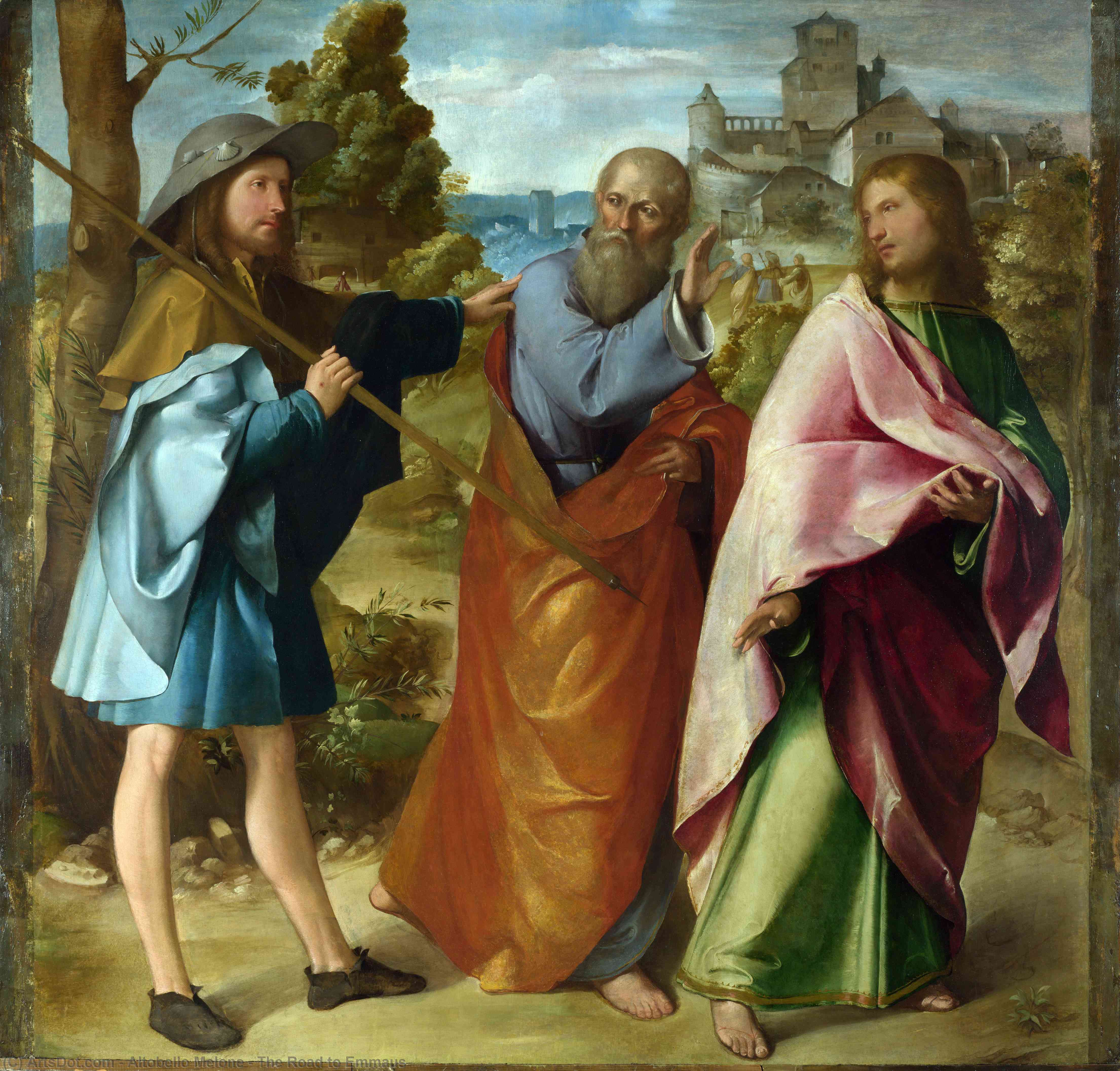 The Road To Emmaus — Altobello Melone