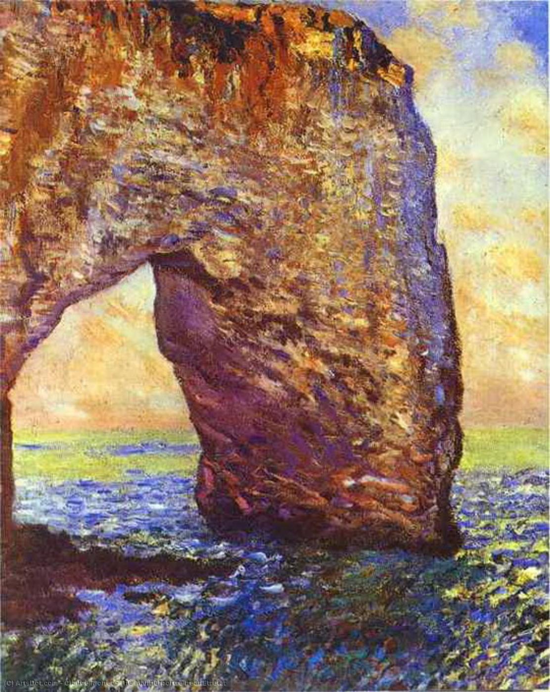 The Mannerportre Near Etretat — Claude Monet