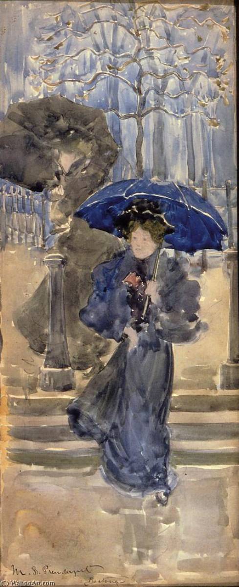 Ladies In The Rain — Maurice Brazil Prendergast