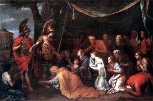 The Queen Of Persia Before Alexander — Charles Le Brun