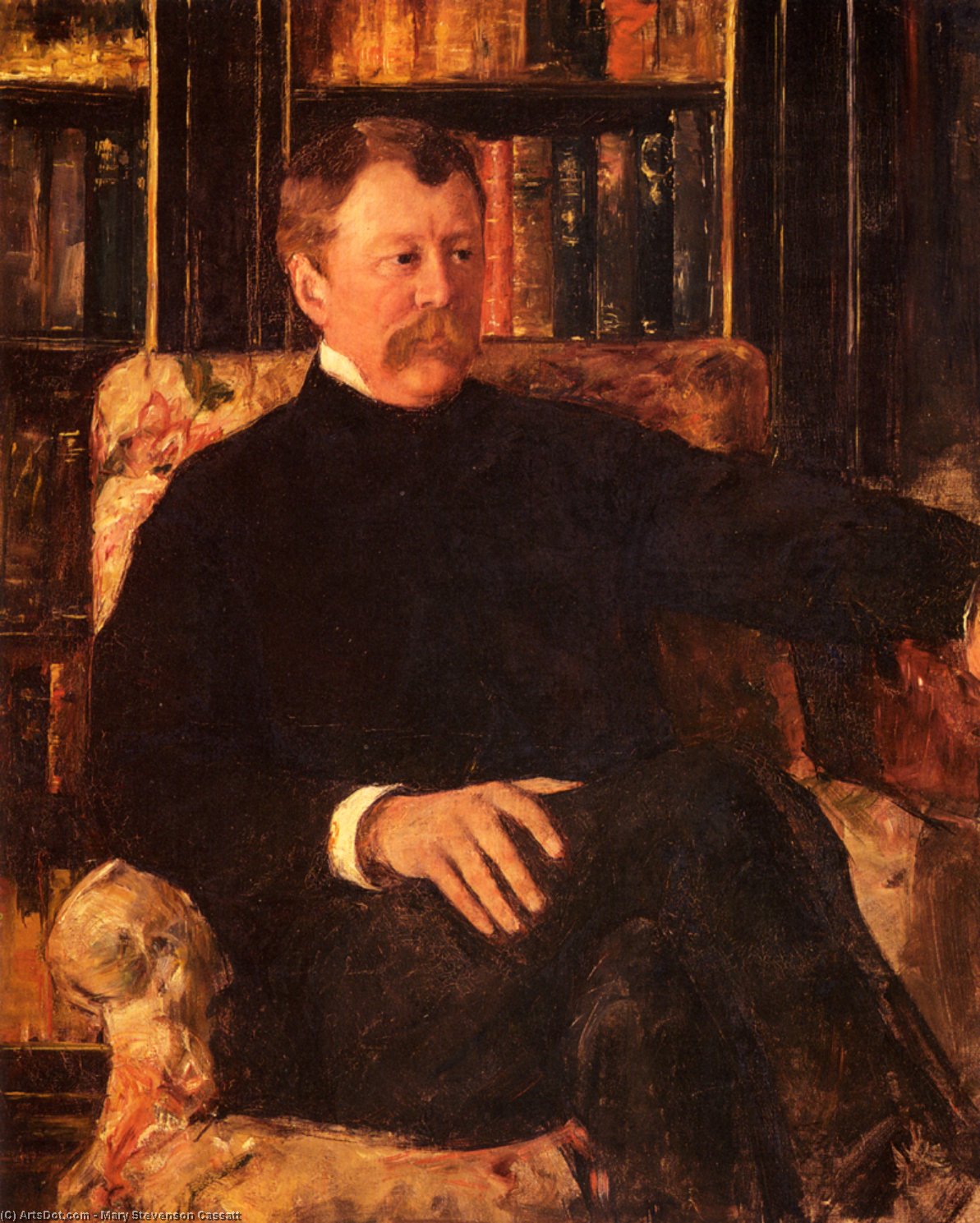 Portrait Of Alexander Cassatt — Mary Stevenson Cassatt