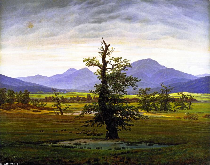 The Solitary Tree — Caspar David Friedrich