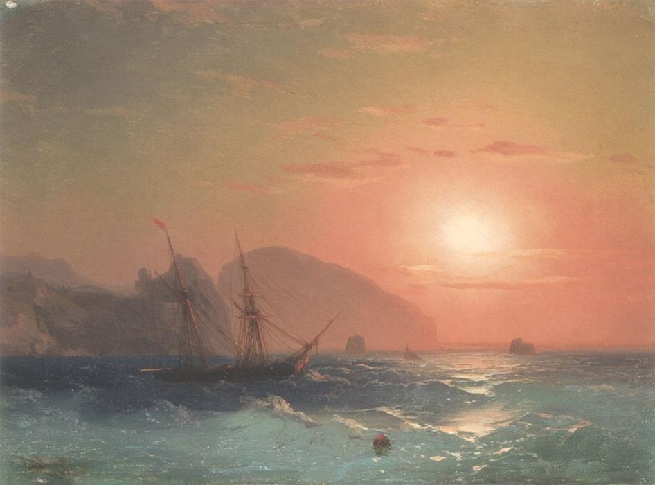 View Of The Ayu Dag, Crimea — Ivan Konstantinovich Aivazovsky