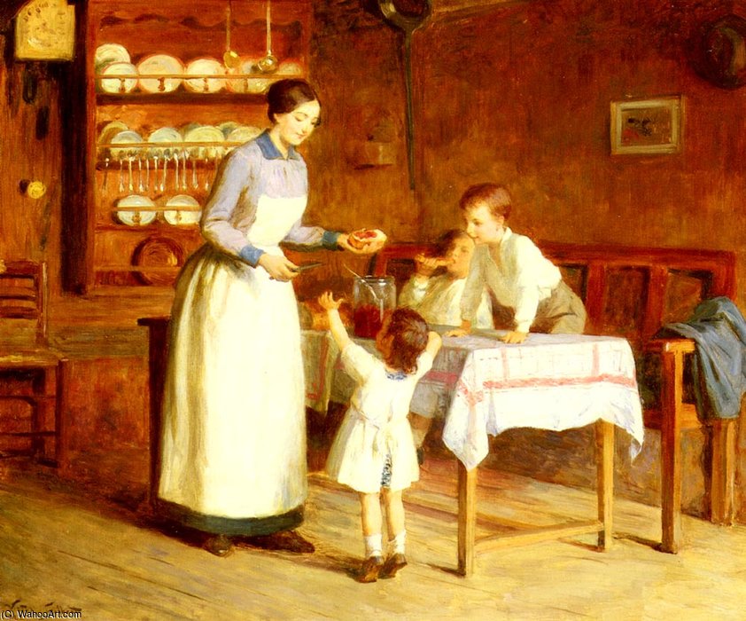 Le Gouter Des Enfants — Victor Gabriel Gilbert