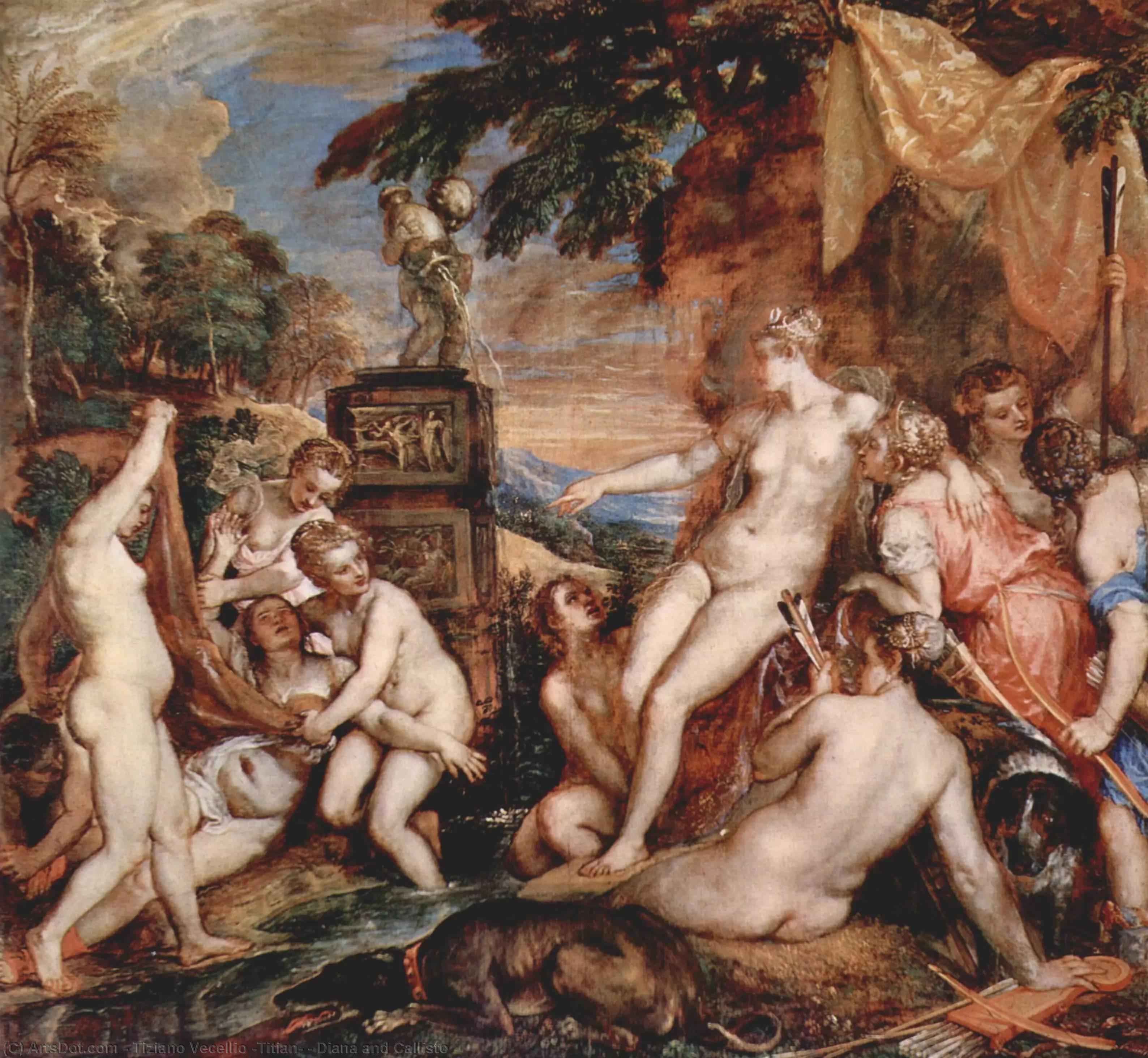 Diana And Callisto — Titian