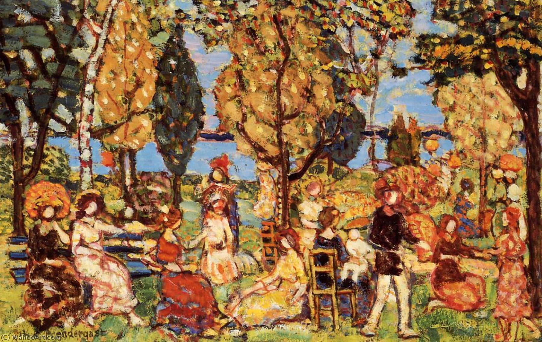 In The Park (also Known As The Promenade) — Maurice Brazil Prendergast