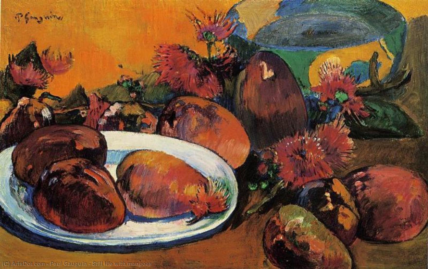 Still Life With Mangoes — Eugène Henri Paul Gauguin