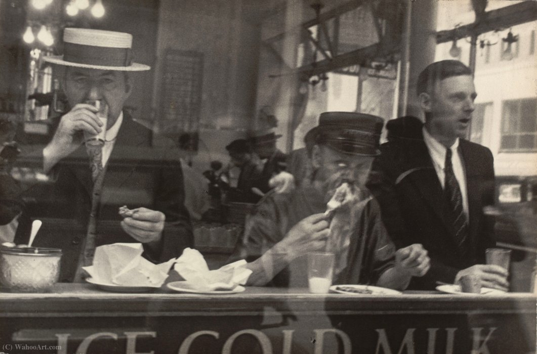 City Lunch Counter, New York — Walker Evans