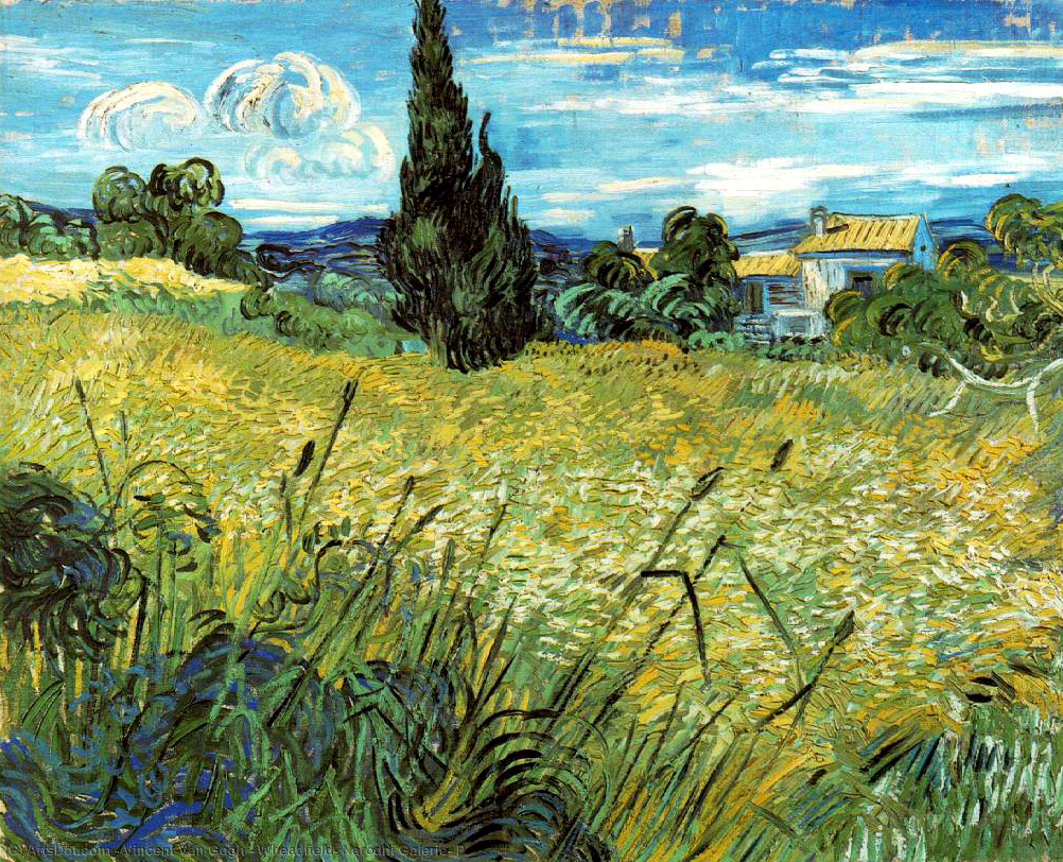 Wheat Field, Narodni Galerie, P — Vincent Willem Van Gogh