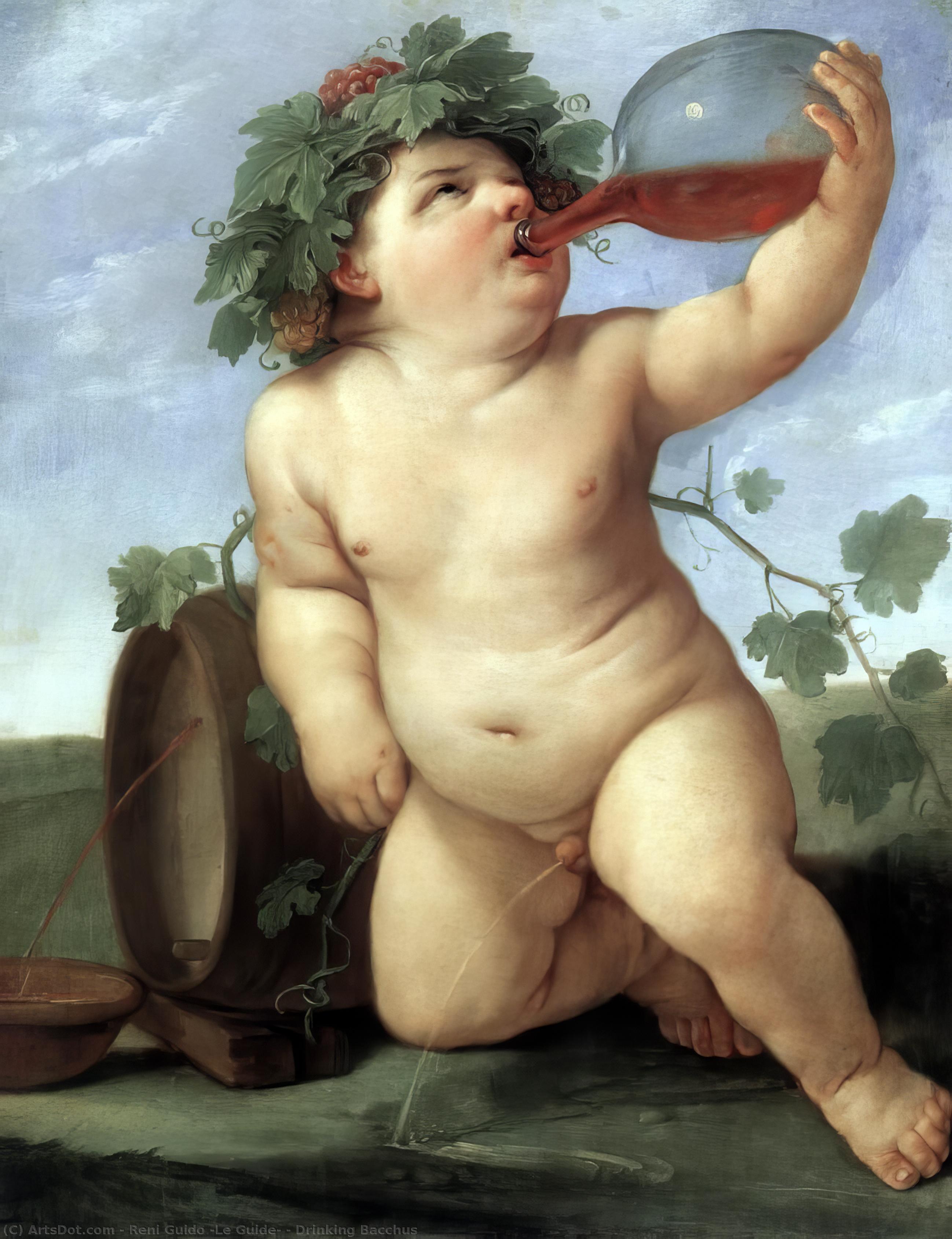 Drinking Bacchus — Reni Guido (le Guide)