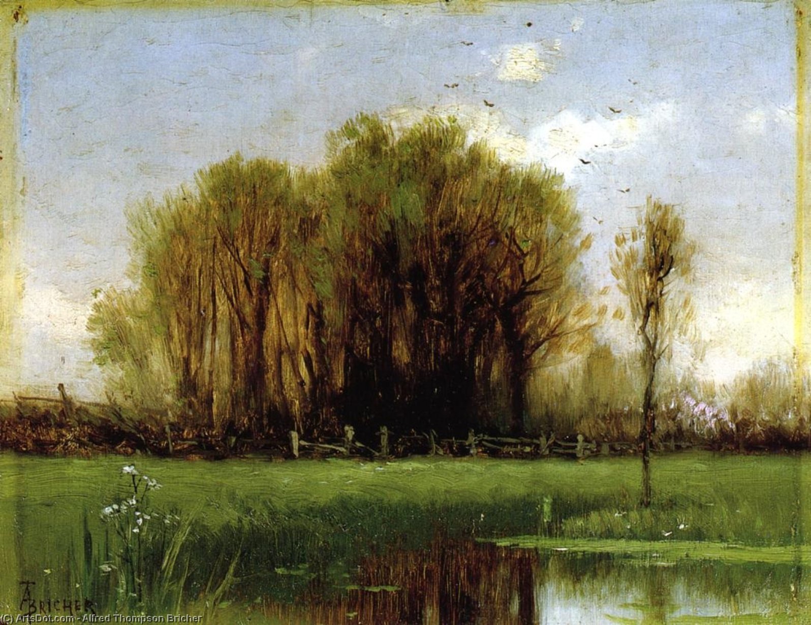 Landscape With Water — Alfred Thompson Bricher