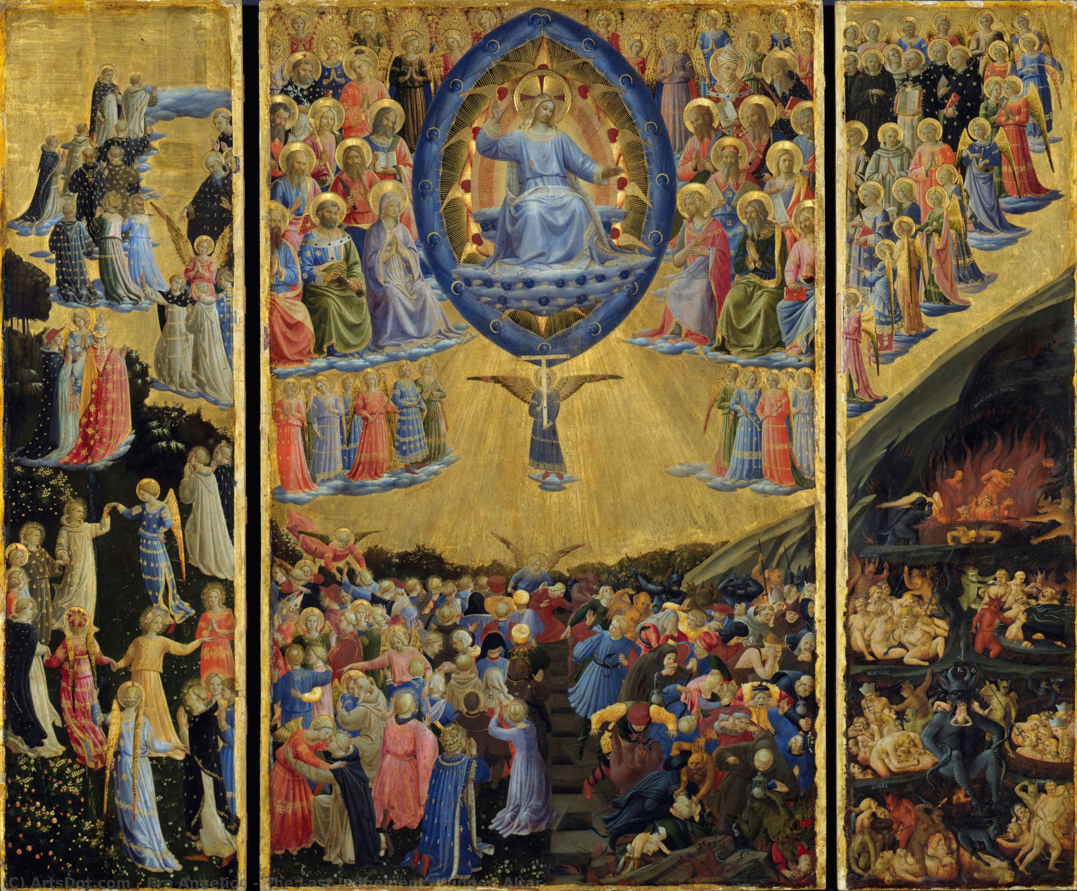 The Last Judgement (winged Altar) — Fra Angelico