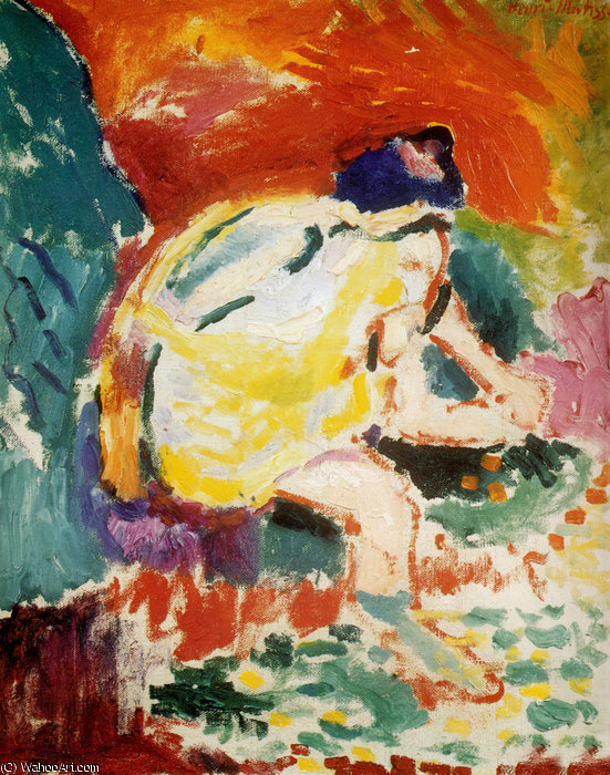 Femme Au Ruisseau Huile Sur Toile Galerie Artel — Henri Matisse