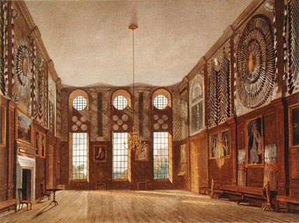 The Guard Chamber, Hampton Court — James Stephanoff