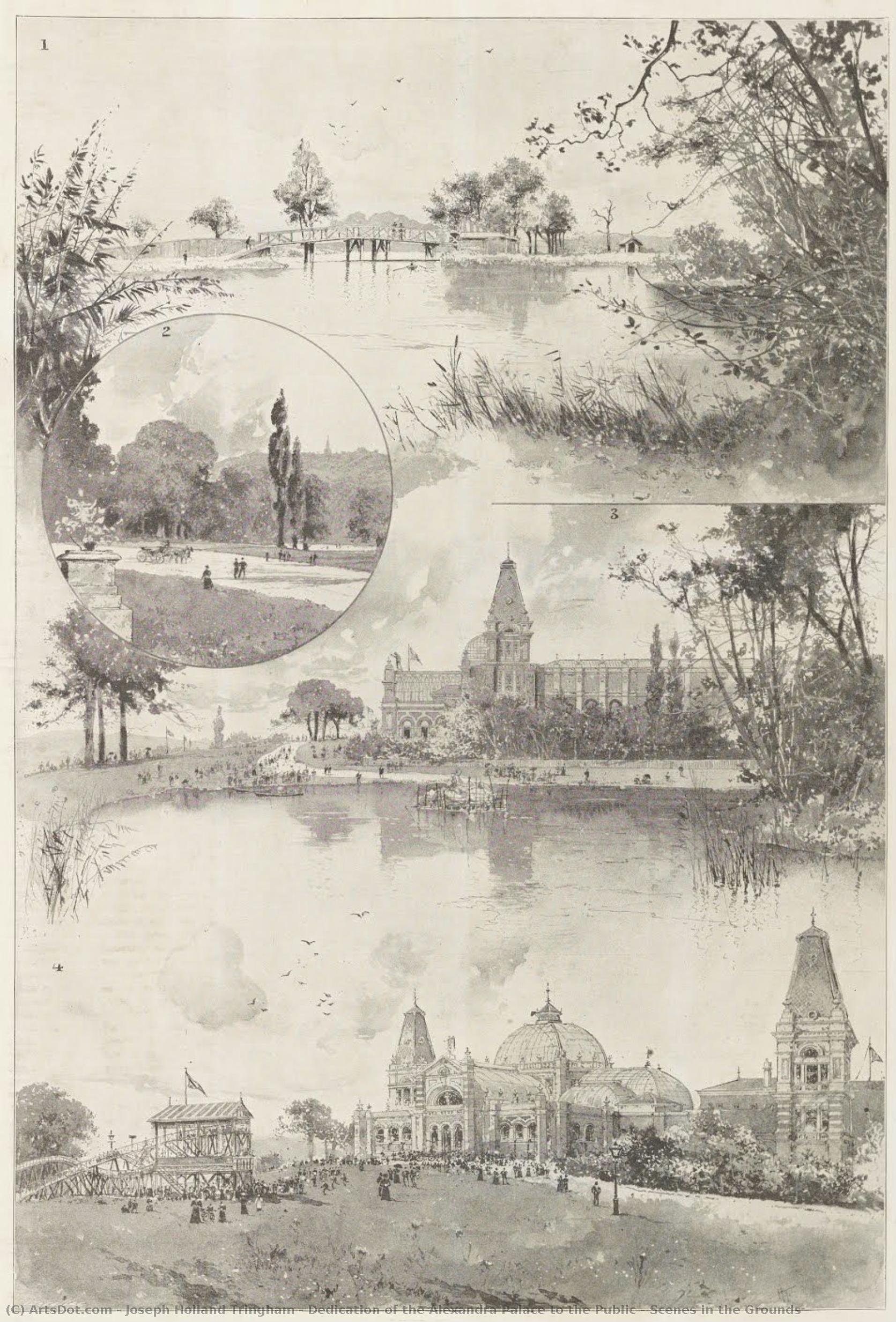 Dedication Of The Alexandra Palace To The Public - Scenes In The Grounds — Joseph Holland Tringham