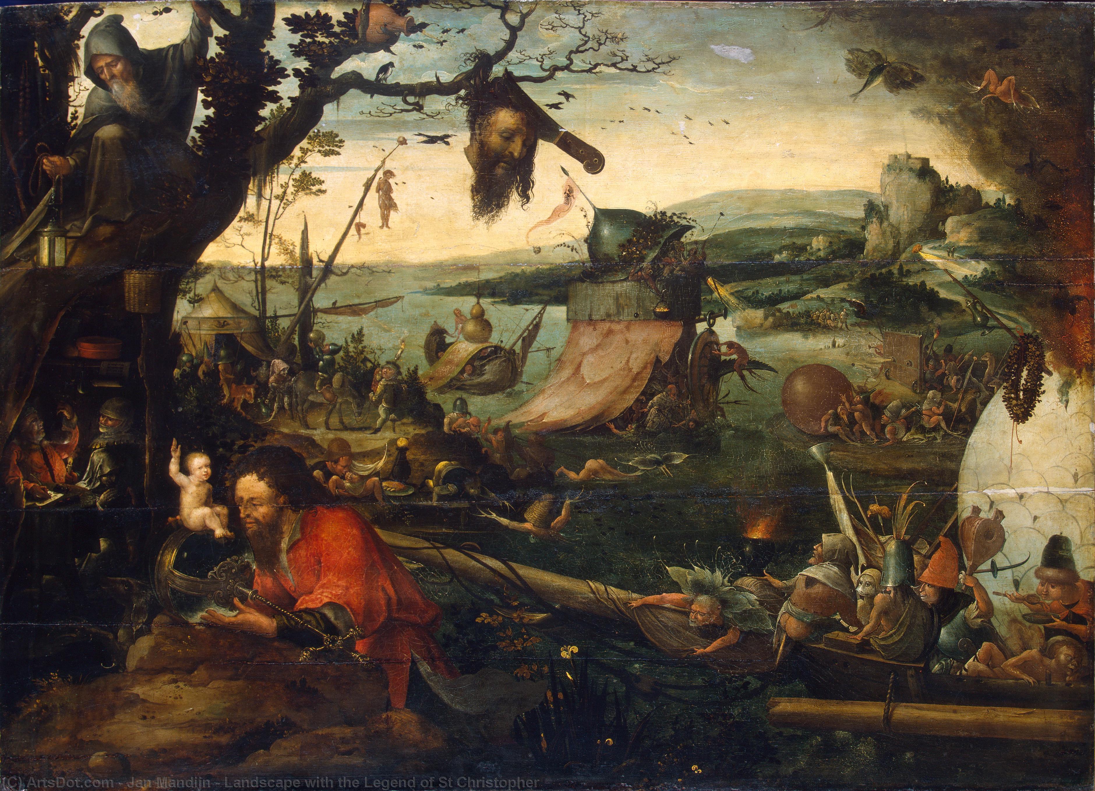 Landscape With The Legend Of St Christopher — Jan Mandijn
