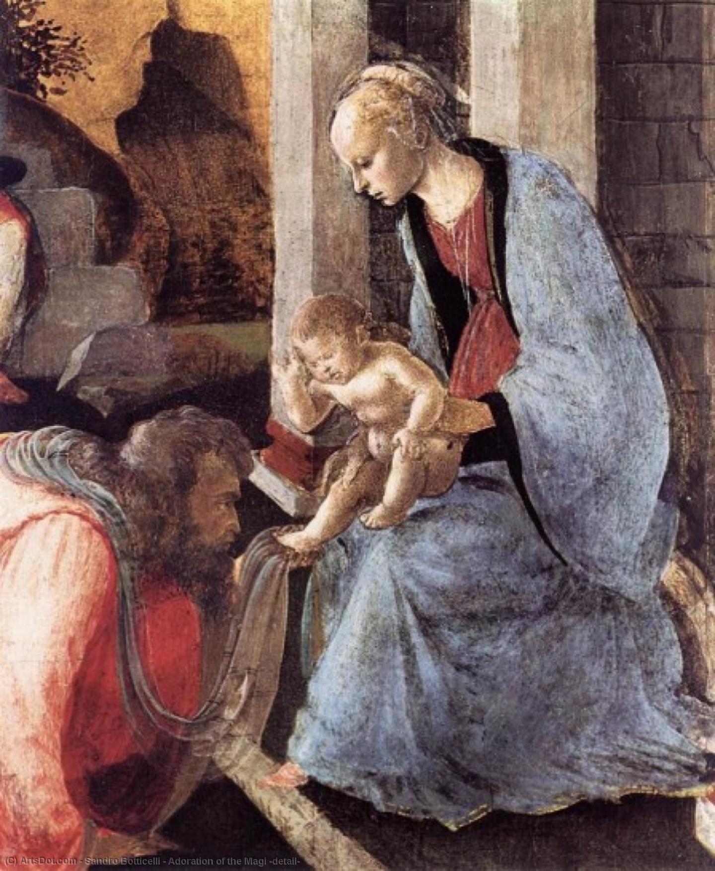 Adoration Of The Magi (detail) — Sandro Botticelli