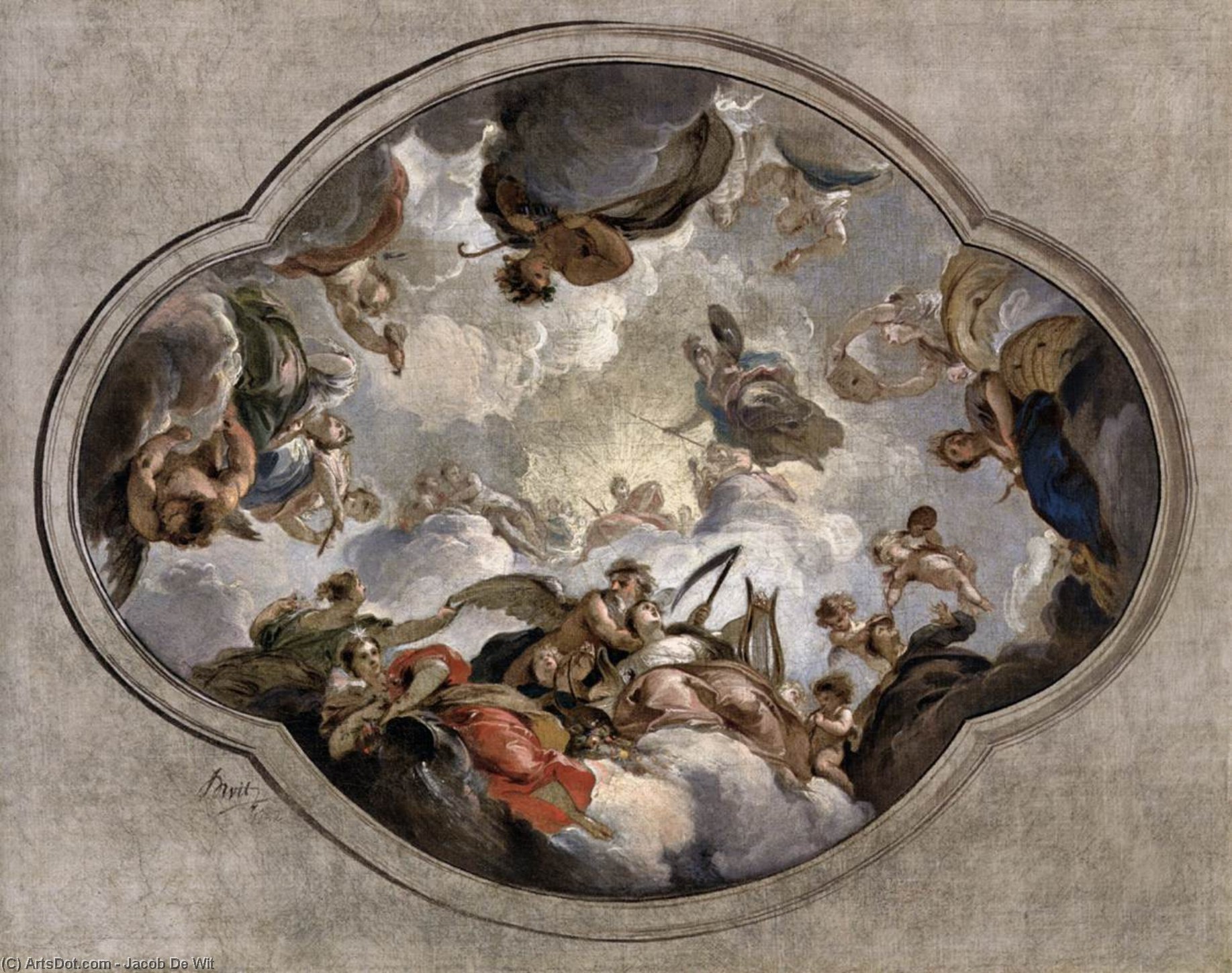 Allegory Of The Arts — Jacob De Wit