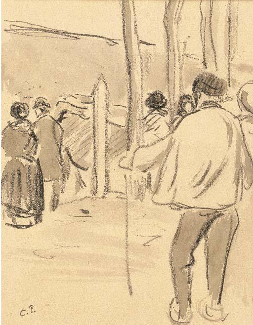Marché Au Bétail — Camille Pissarro