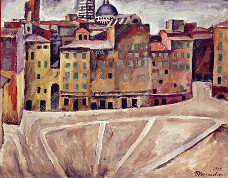 Siena. The Urban Landscape. — Pyotr Konchalovsky