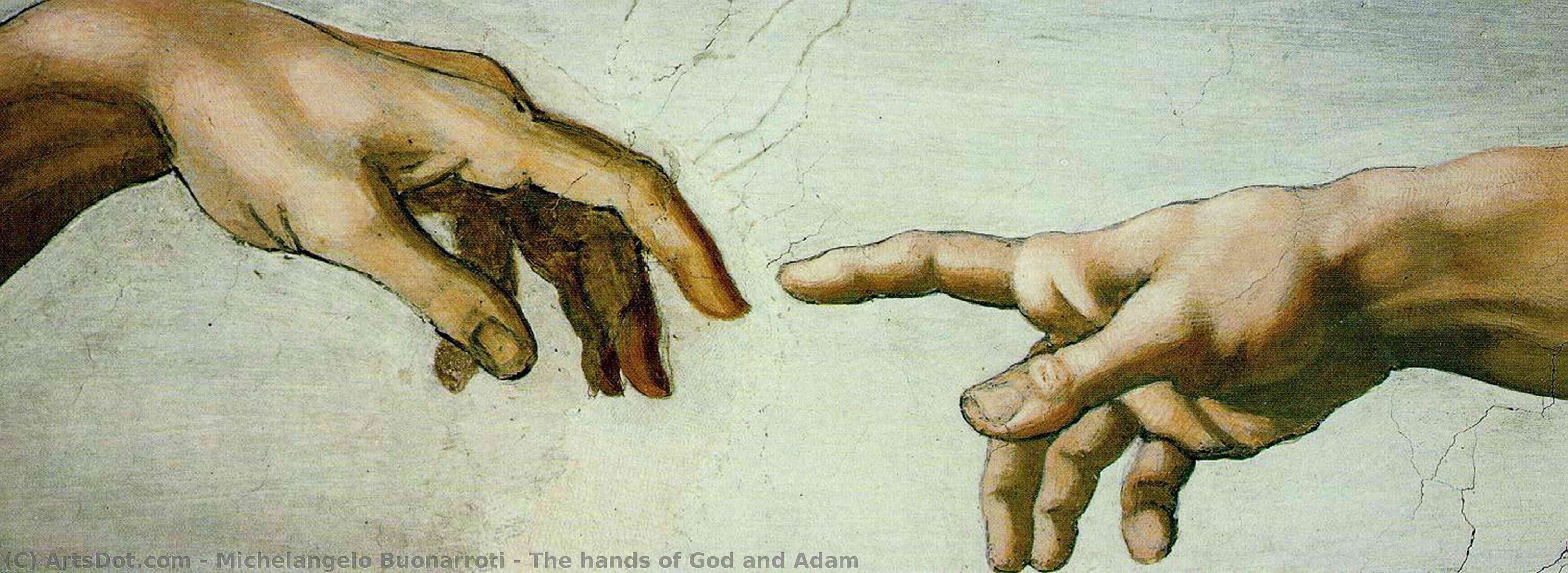 The Hands Of God And Adam — Michelangelo Buonarroti