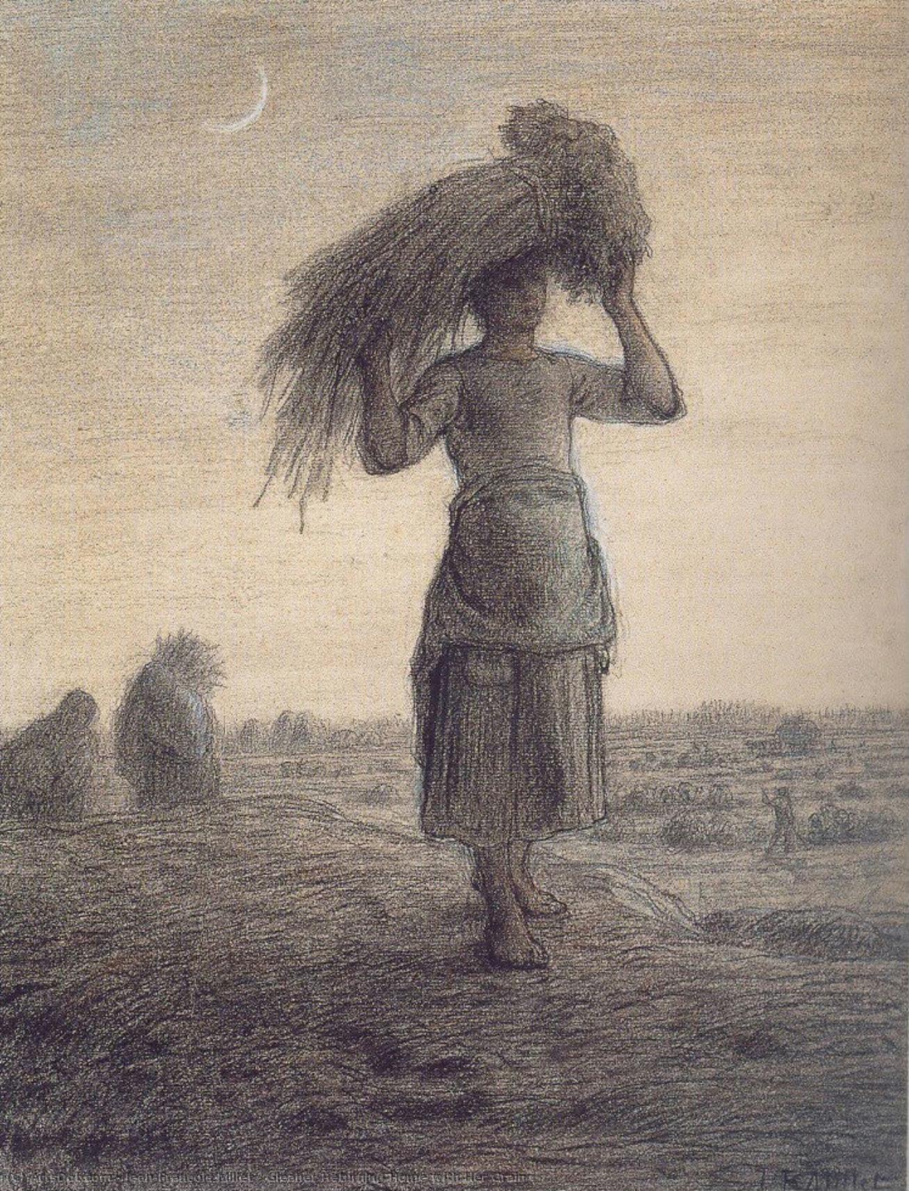 Gleaner Returning Home With Her Grain — Jean-françois Millet