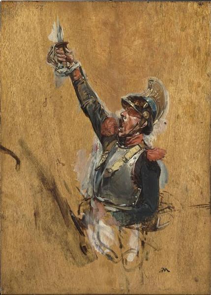 Cuirassier En Selle — Jean-louis Ernest Meissonier