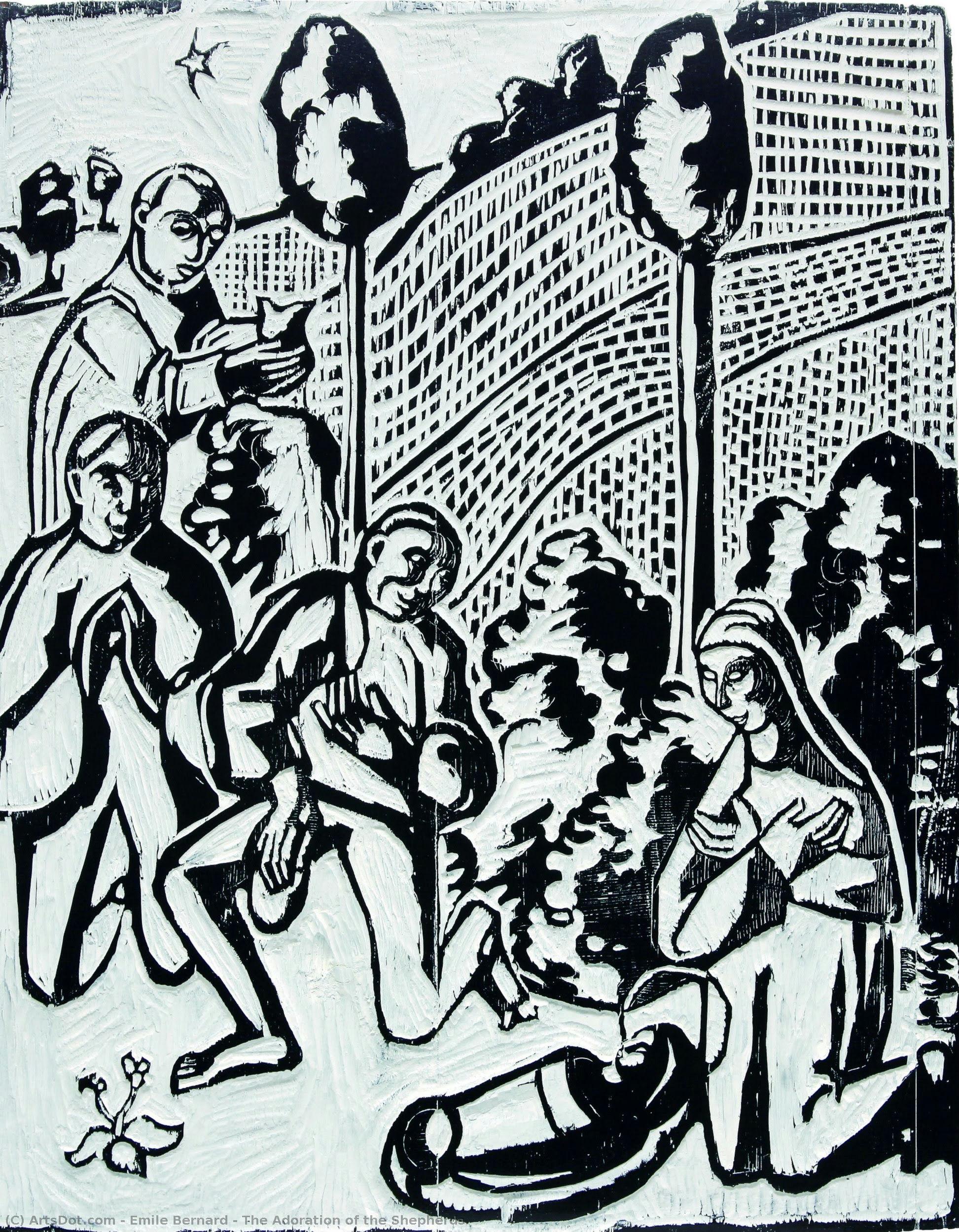 The Adoration Of The Shepherds — Émile Bernard
