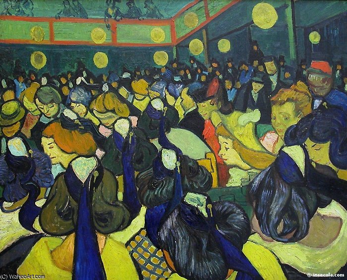 La Salle De Danse A Arles — Vincent Willem Van Gogh